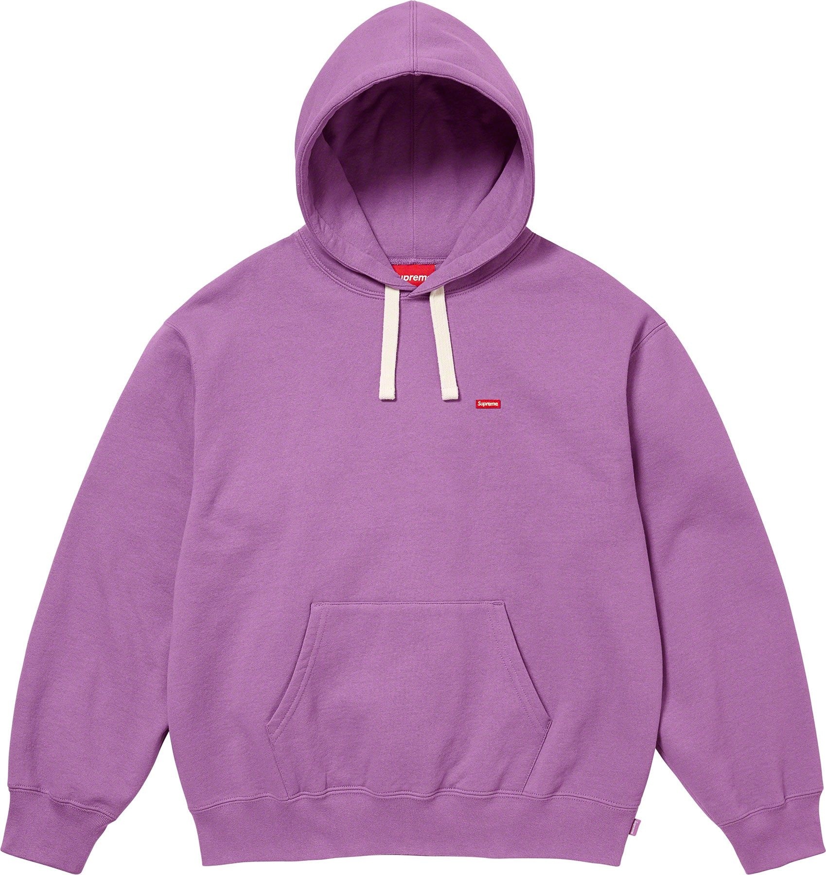 Small Box Drawcord Hooded Sweatshirt view 13